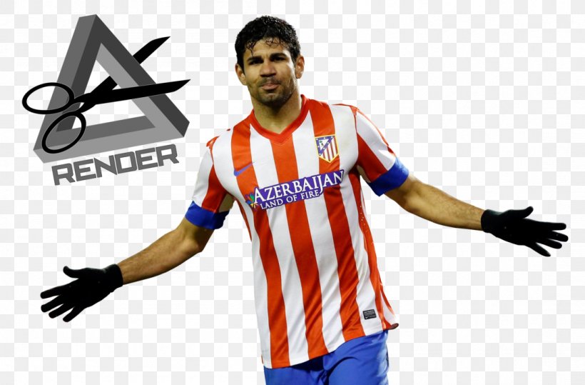 Atlético Madrid Jersey Football Player Rendering, PNG, 1101x725px, Atletico Madrid, Ball, Clothing, Diego Costa, Eduardo Vargas Download Free