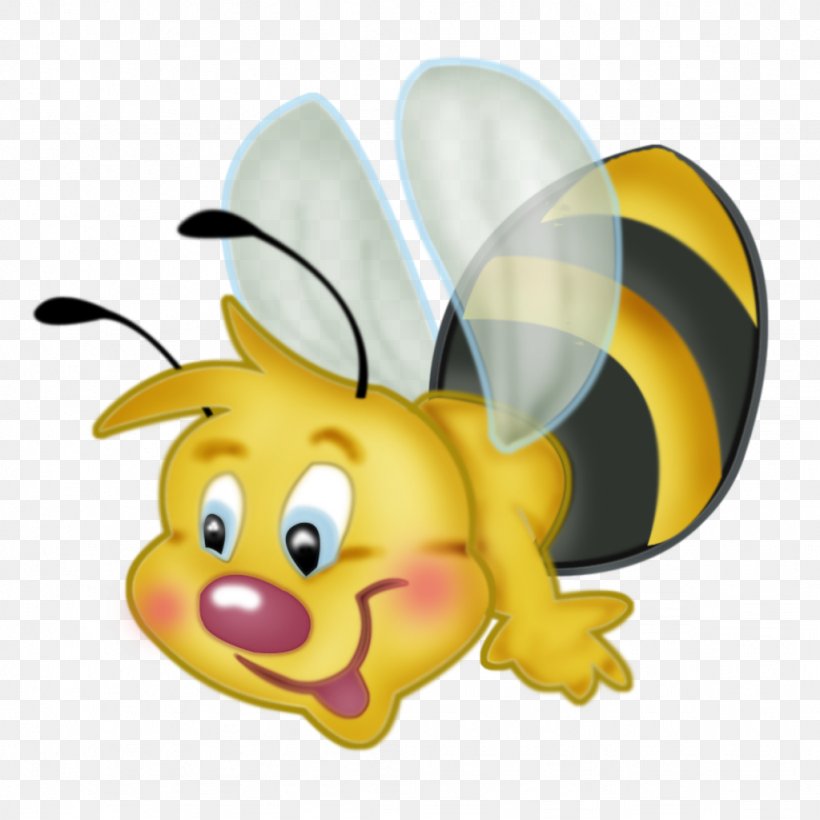Bee Insect Butterfly Clip Art, PNG, 1024x1024px, Bee, Bumblebee, Butterfly, Cartoon, Cuteness Download Free