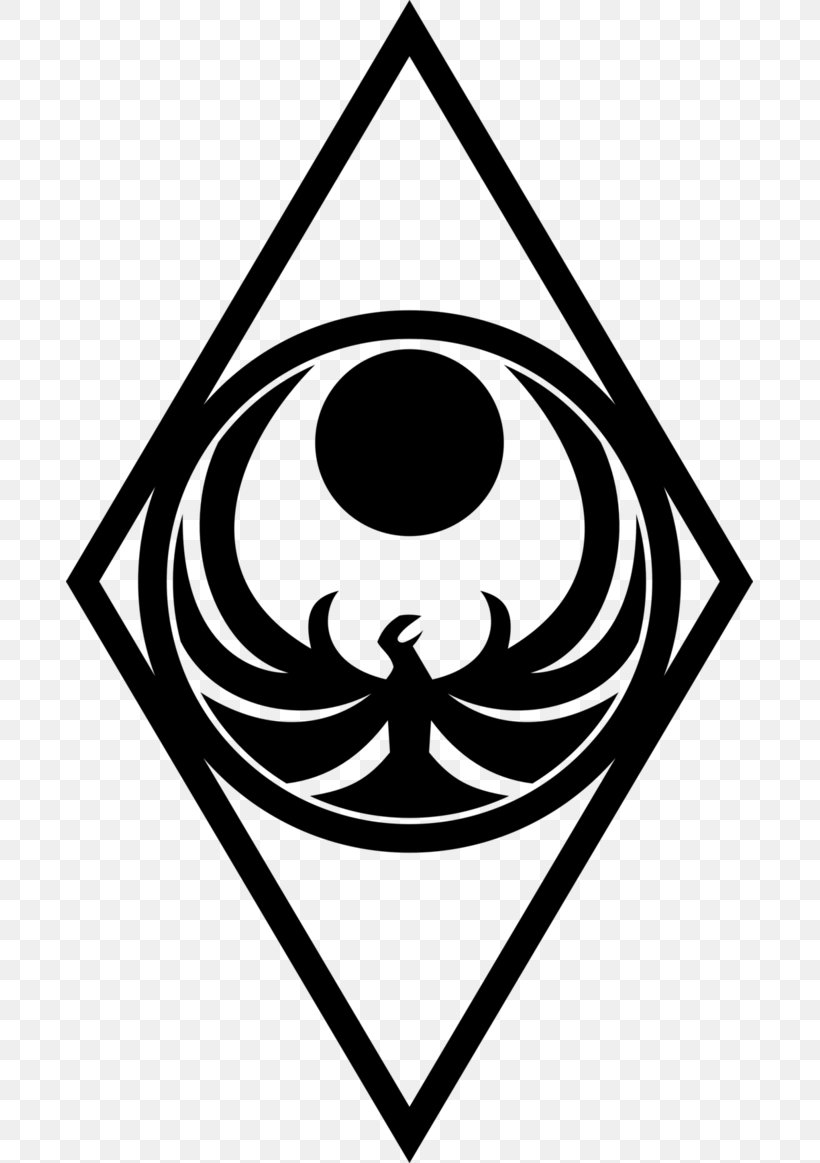 The Elder Scrolls V: Skyrim – Dragonborn Emblem Symbol Dishonored Logo, PNG, 687x1163px, Elder Scrolls V Skyrim Dragonborn, Black, Black And White, Brand, Dishonored Download Free