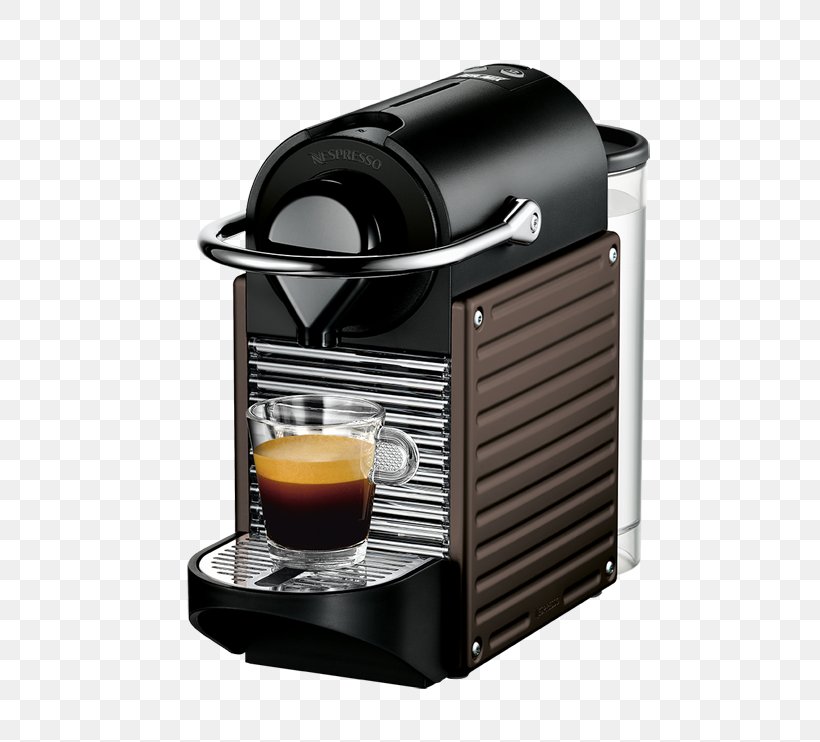 Coffeemaker Krups Nespresso Pixie Espresso Machines, PNG, 610x742px, Coffee, Coffeemaker, Drip Coffee Maker, Espresso Machine, Espresso Machines Download Free