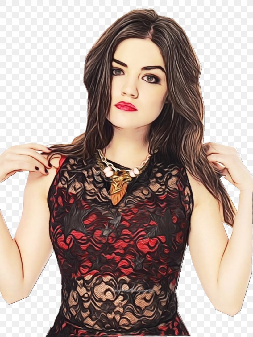 Hair Cartoon, PNG, 900x1200px, Lucy Hale, Aria Montgomery, Ashley Benson, Beauty, Black Hair Download Free