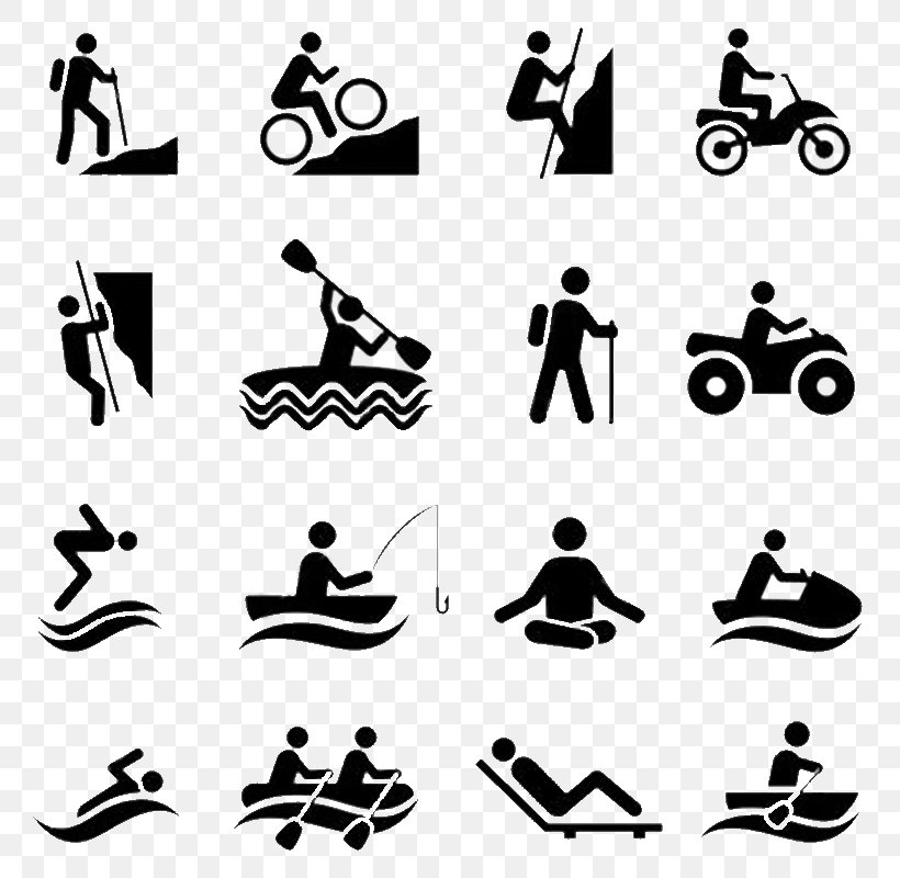 Outdoor Recreation Leisure Clip Art, PNG, 800x800px, Outdoor Recreation, Black And White, Can Stock Photo, Fotolia, Leisure Download Free