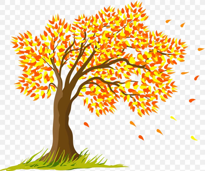 fall tree drawing