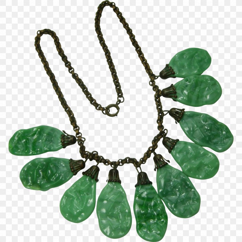 Emerald Necklace 1930s Glass Jade, PNG, 1744x1744px, Emerald, Art, Art Deco, Body Jewellery, Body Jewelry Download Free