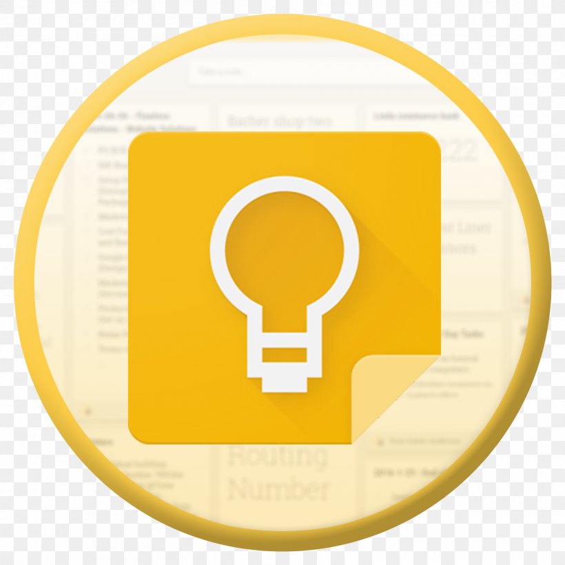 Google Keep Google Drive Google Docs Application Software, PNG, 1800x1800px, Google Keep, App Store, Brand, Email, Evernote Download Free