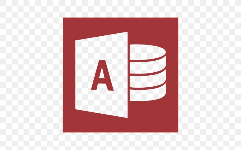 Microsoft Access Microsoft Office 365 Database, PNG, 512x512px, Microsoft Access, Area, Brand, Computer Software, Database Download Free