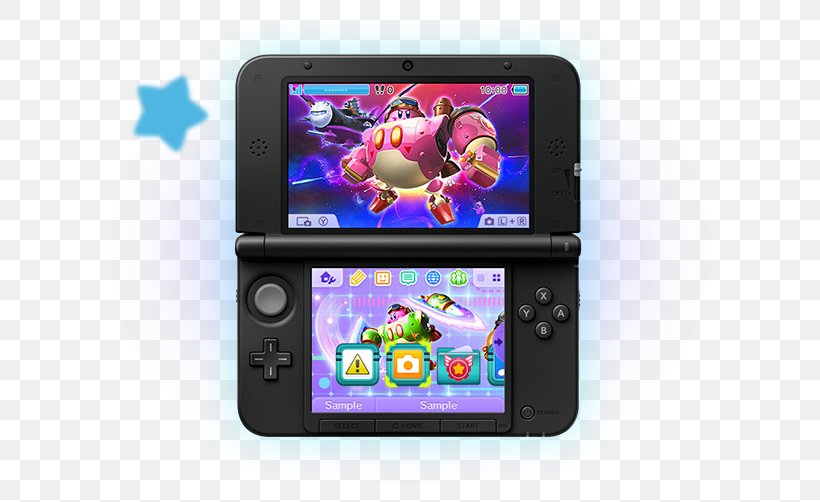 Nintendo 3DS Kirby: Planet Robobot Kirby's Dream Land Kirby: Triple Deluxe, PNG, 635x502px, Nintendo 3ds, Electronic Device, Gadget, Game Controller, Handheld Game Console Download Free