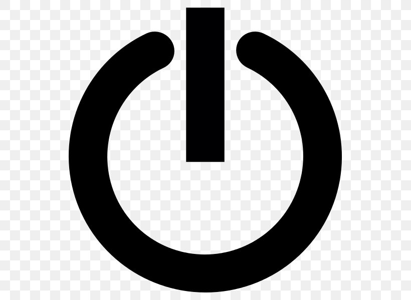 Power Symbol, PNG, 575x599px, Power Symbol, Black And White, Button, Computer, Electricity Download Free