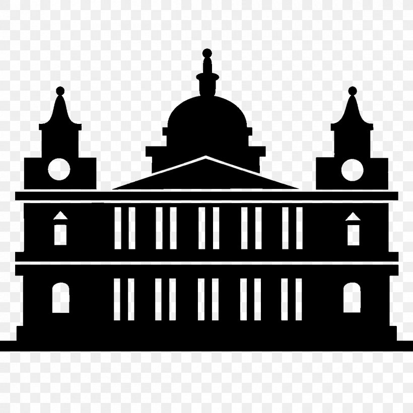 St Paul's Cathedral São Paulo Cathedral Clip Art, PNG, 1200x1200px, Cathedral, Black And White, Brand, Building, Catholicism Download Free