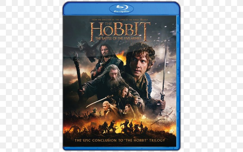 Blu-ray Disc The Hobbit Digital Copy DVD Ireland, PNG, 512x512px, Bluray Disc, Action Film, Cover Art, Desolation Of Smaug, Digital Copy Download Free