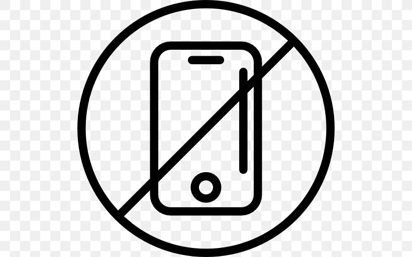No Symbol Prohibitory Traffic Sign Mobile Phones, PNG, 512x512px, No Symbol, Area, Black And White, Information Sign, Line Art Download Free