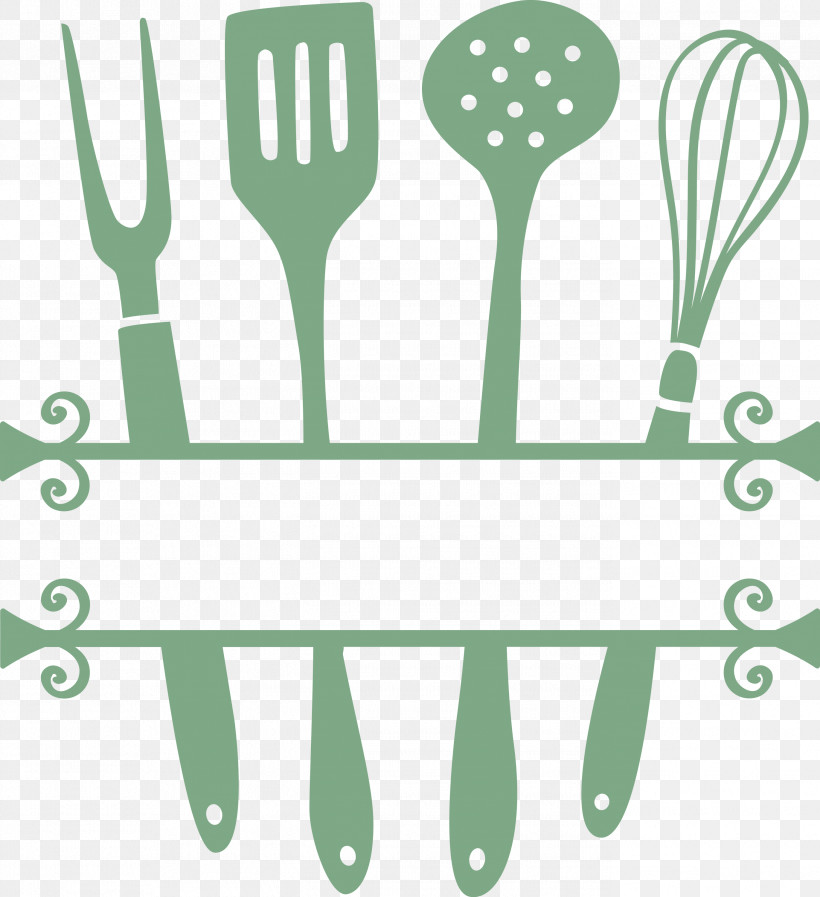 Kitchen, PNG, 2742x3000px, Kitchen, Area, Fork, Green, Line Download Free