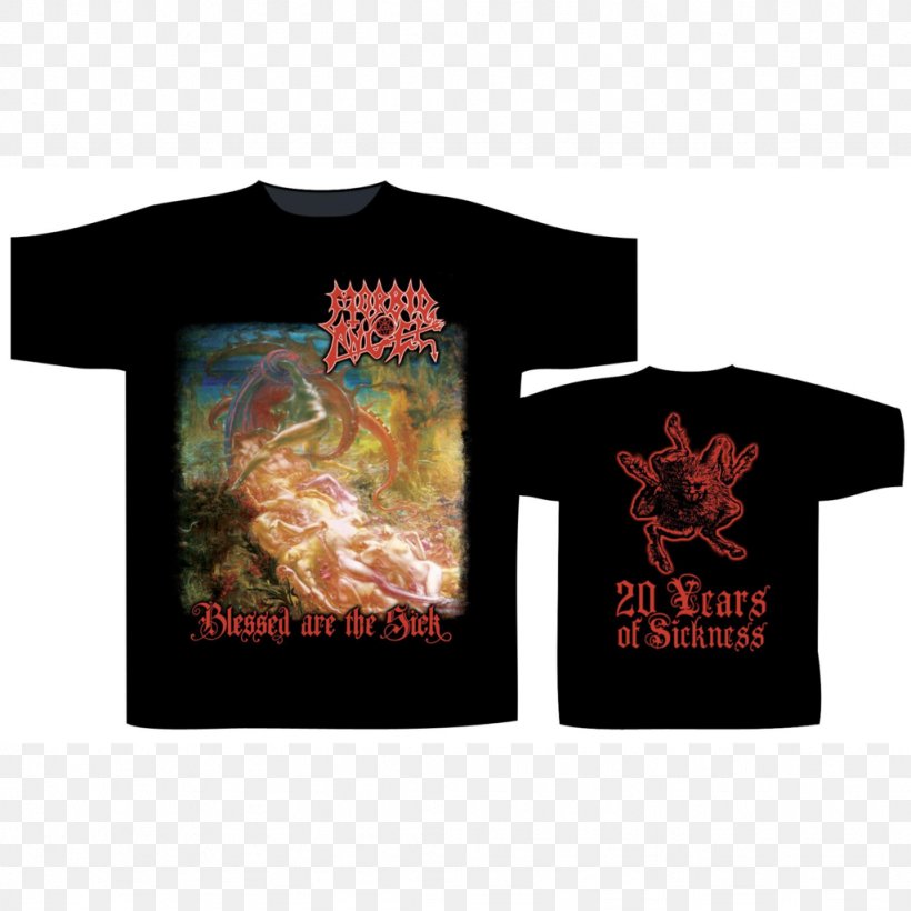 T-shirt Blessed Are The Sick Morbid Angel Nocturnus Altars Of Madness, PNG, 1024x1024px, Tshirt, Altars Of Madness, Brand, Death, Death Metal Download Free