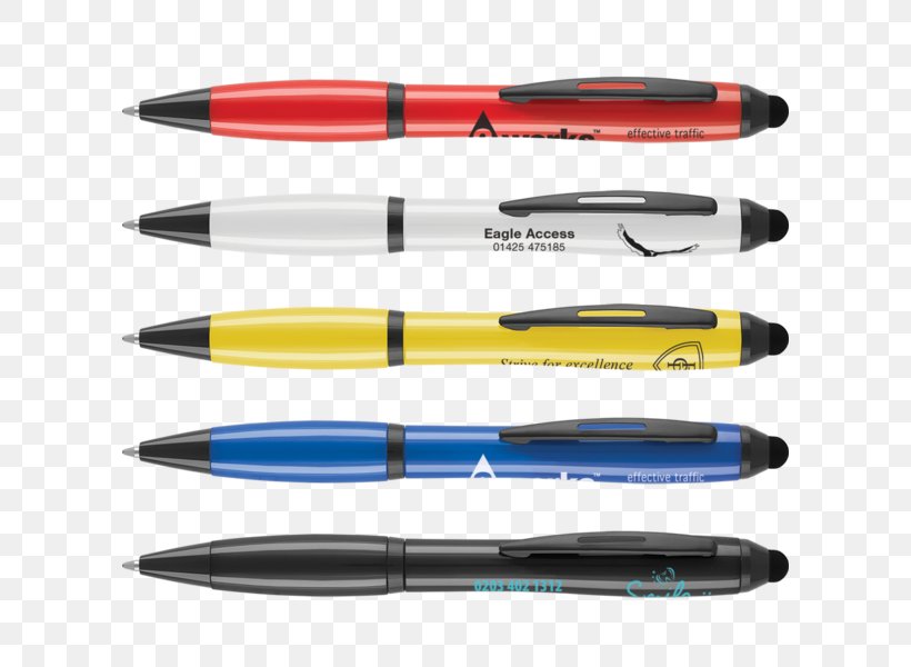 Ballpoint Pen Pens Stylus Highlighter Plastic, PNG, 600x600px, Ballpoint Pen, Ball Pen, Brand, Highlighter, Material Download Free