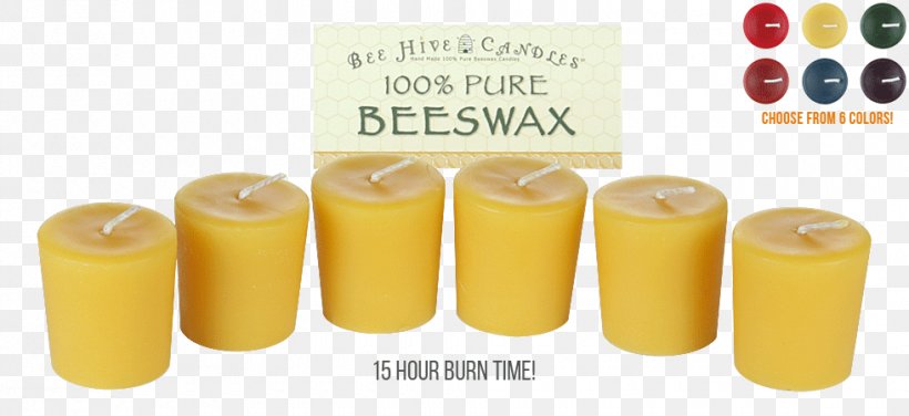 Beeswax Votive Candle Votive Offering, PNG, 980x450px, Bee, Aromatherapy, Beehive, Beeswax, Candle Download Free