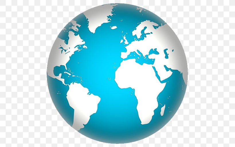 Globe World Map Earth, PNG, 512x512px, Globe, Aqua, Earth, Europe, Location Download Free