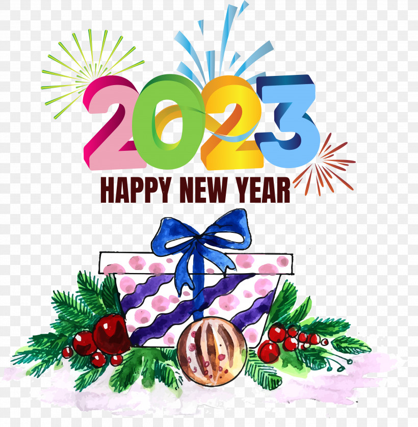 Happy New Year, PNG, 3780x3864px, 2023 Happy New Year, 2023 New Year, Happy New Year Download Free