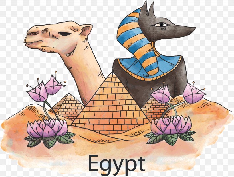 Ancient Egypt Camel Illustration, PNG, 3718x2821px, Egypt, Ancient Egypt, Art, Camel, Camel Like Mammal Download Free