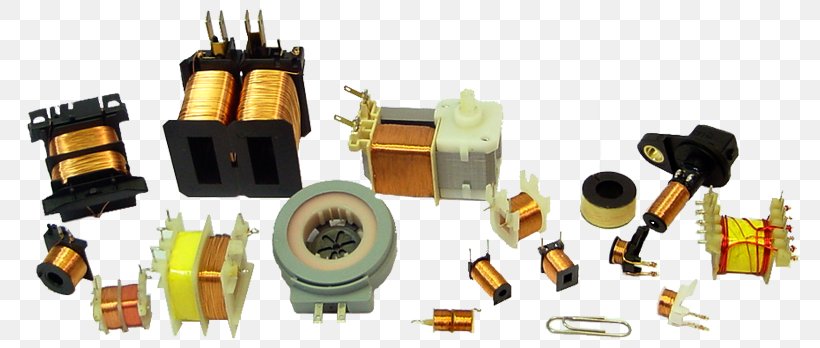 Inductor Tesla Coil Electromagnetic Coil Material Electronic Component, PNG, 800x348px, Inductor, Auto Part, Circuit Component, Contactor, Electric Motor Download Free