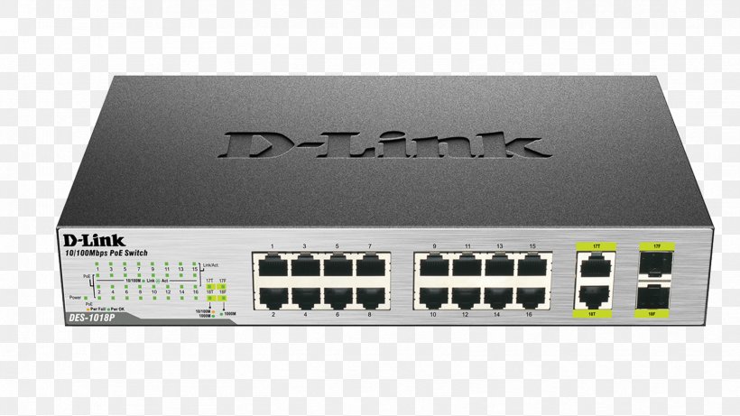 Power Over Ethernet Network Switch Gigabit Ethernet Fast Ethernet, PNG, 1664x936px, Power Over Ethernet, Computer, Computer Network, Dlink, Electronic Component Download Free