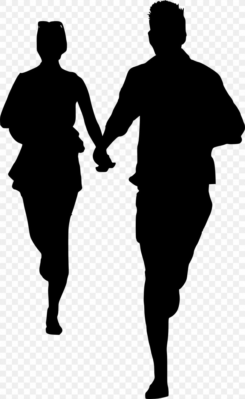 Silhouette Photography Drawing, PNG, 1228x2000px, Silhouette, Black And White, Couple, Drawing, Human Behavior Download Free
