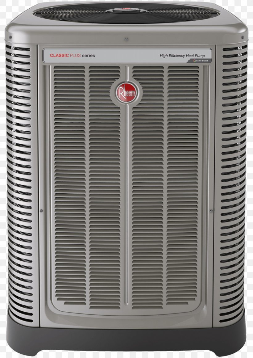 Furnace Heat Pump Rheem Air Conditioning HVAC, PNG, 849x1200px, Furnace, Air Conditioning, Air Source Heat Pumps, Annual Fuel Utilization Efficiency, Central Heating Download Free