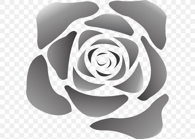 Rose Clip Art, PNG, 600x585px, Rose, Black And White, Black Rose, Flower, Flowering Plant Download Free