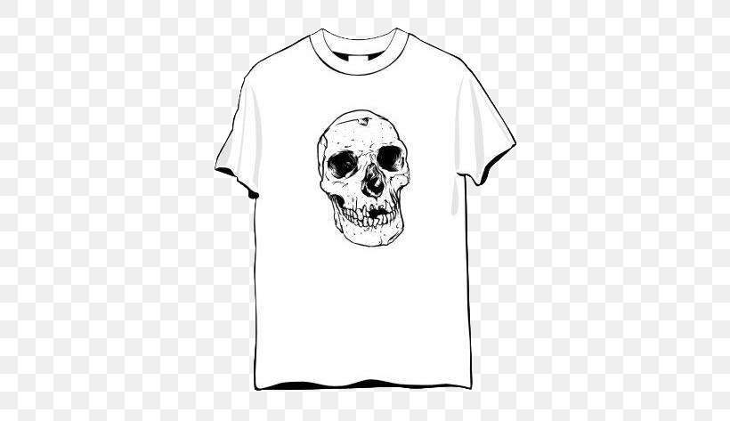 T-shirt Clothing Creativity, PNG, 531x473px, Tshirt, Black, Black And White, Bone, Brand Download Free