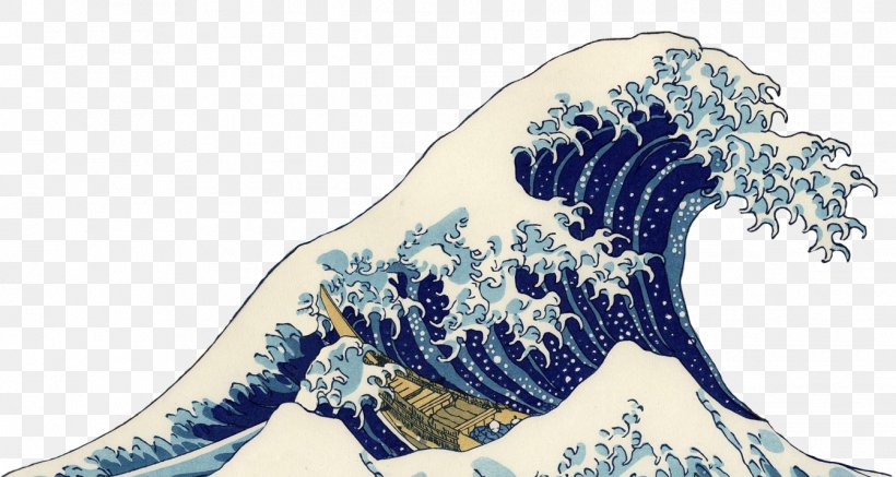 The Great Wave Off Kanagawa Thirty-six Views Of Mount Fuji Printmaking Painting Art, PNG, 1342x716px, Great Wave Off Kanagawa, Allposterscom, Art, Canvas, Canvas Print Download Free
