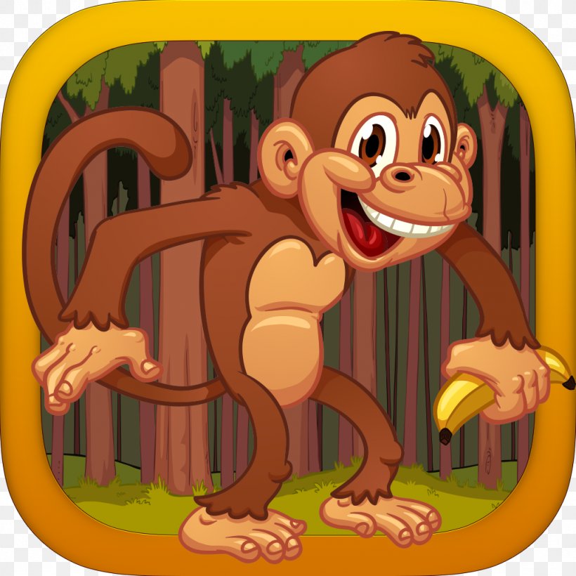 Free Monkey Android Download Primate, PNG, 1024x1024px, Monkey, Android, Art, Carnivoran, Cartoon Download Free