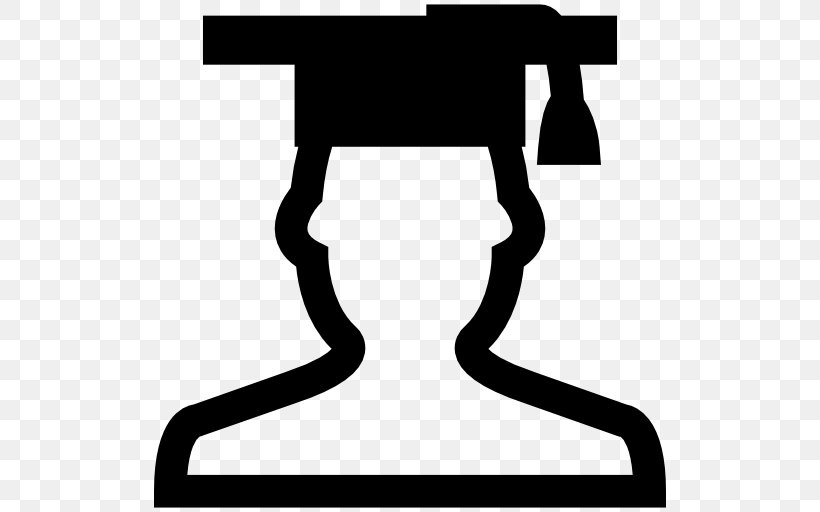 Square Academic Cap Student Silhouette Clip Art, PNG, 512x512px, Square Academic Cap, Area, Black, Black And White, Education Download Free