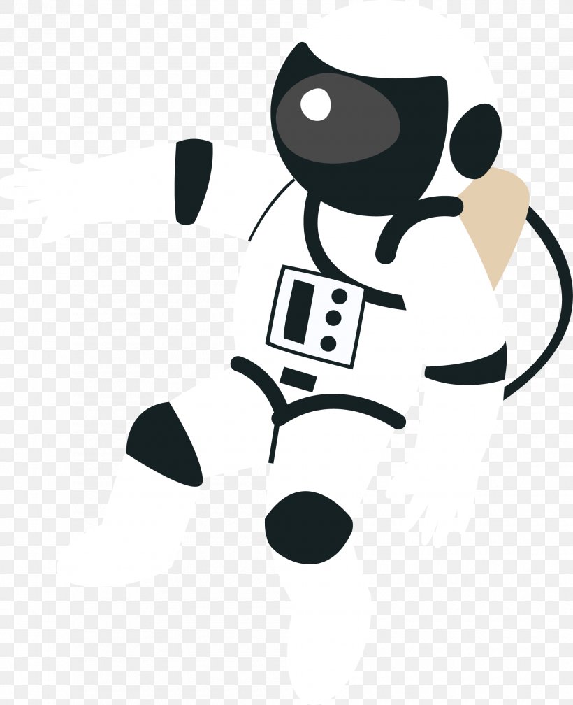 Astronaut Cartoon Universe Illustration, PNG, 2010x2472px, Astronaut, Art,  Black, Black And White, Brand Download Free