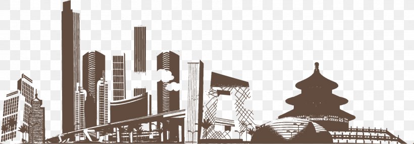 Kolkata City Sketch, PNG, 1915x672px, Silhouette, Beijing, Building, China, City Download Free