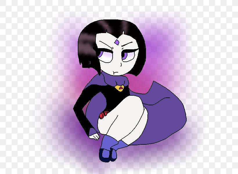 Cartoon Black Hair Purple Character, PNG, 600x600px, Cartoon, Art, Black Hair, Character, Fictional Character Download Free
