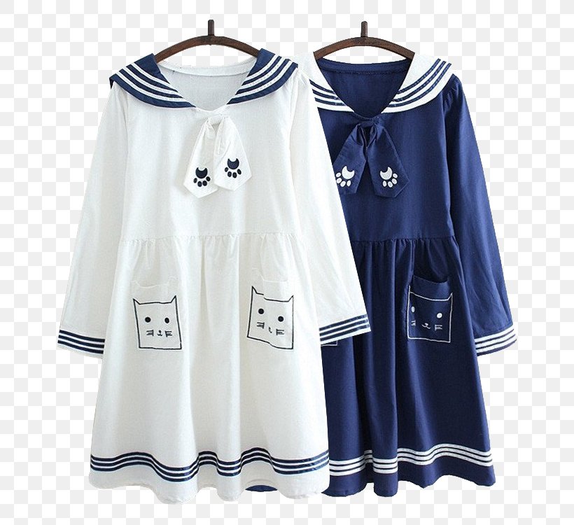 Dress Clothing Sailor Suit Collar, PNG, 750x750px, Dress, Clothing, Clothing Accessories, Collar, Formal Wear Download Free