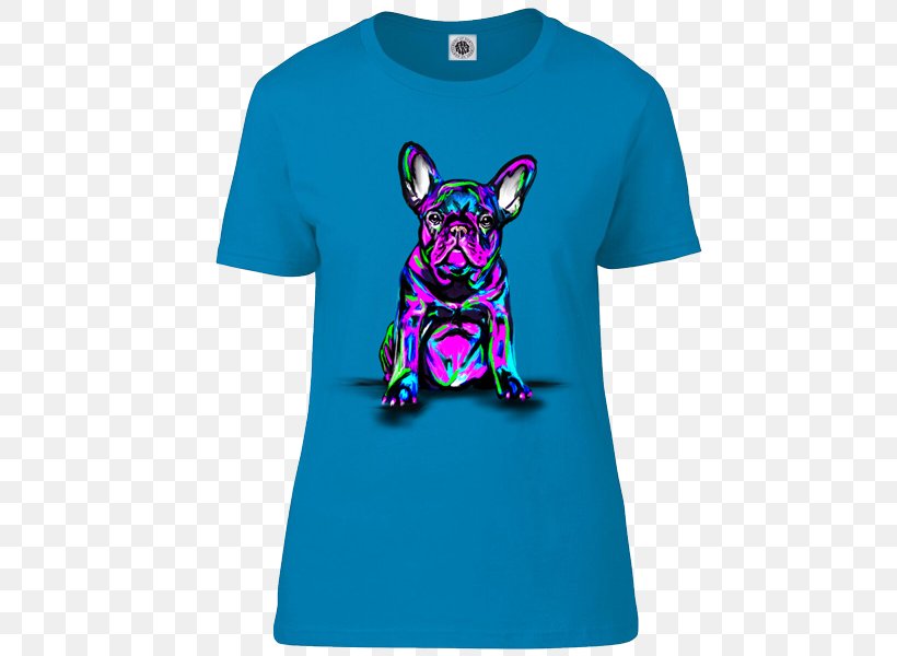 T-shirt French Bulldog Puppy Hoodie, PNG, 600x600px, Tshirt, Active Shirt, Blue, Bluza, Bulldog Download Free