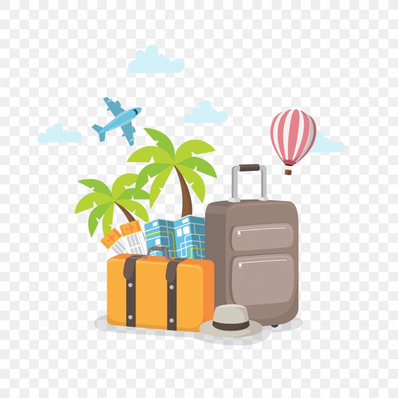 Travel Graphic, PNG, 2084x2084px, Package Tour, Airline Ticket, Art, Baggage, Hotel Download Free