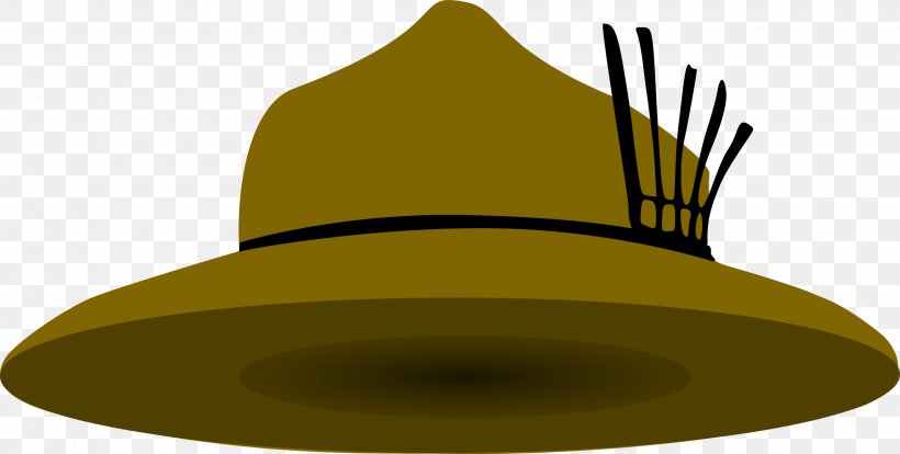 Hat Cap Scouting Clip Art, PNG, 2400x1214px, Hat, Cap, Cone, Cub Scout, Headgear Download Free
