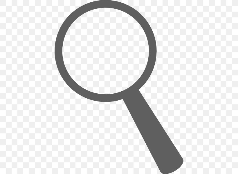 Magnifying Glass Clip Art, PNG, 444x600px, Magnifying Glass, Black And White, Computer, Focus, Glass Download Free