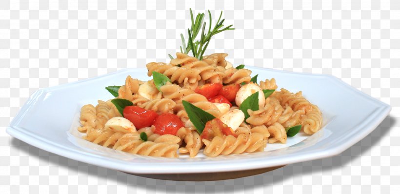 Pasta Salad Pasta Al Pomodoro Rotini Vegetarian Cuisine Fusilli, PNG, 2188x1062px, Pasta Salad, Bacalhau, Cuisine, Dish, European Food Download Free