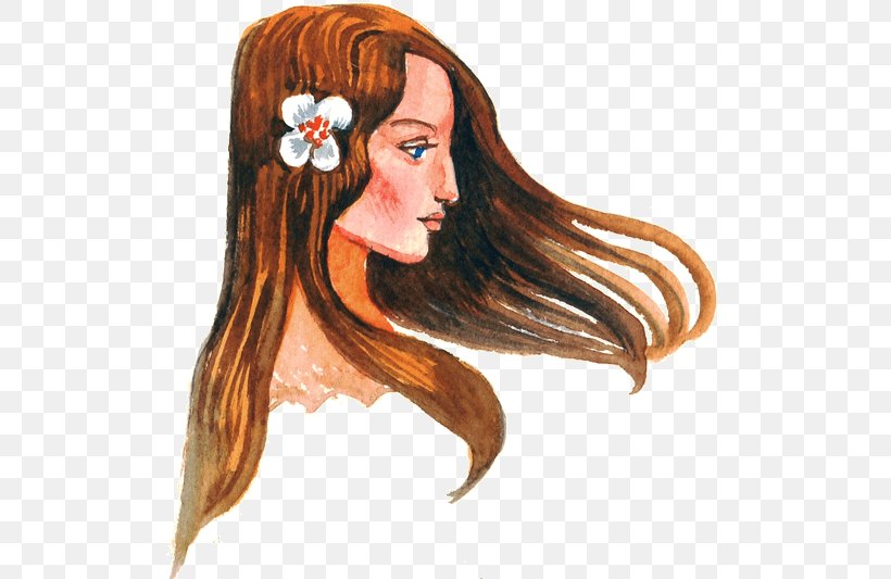 Virgo Long Hair Hair Coloring Horoscope, PNG, 520x533px, Virgo, Brown Hair, Cartoon, Character, Fiction Download Free