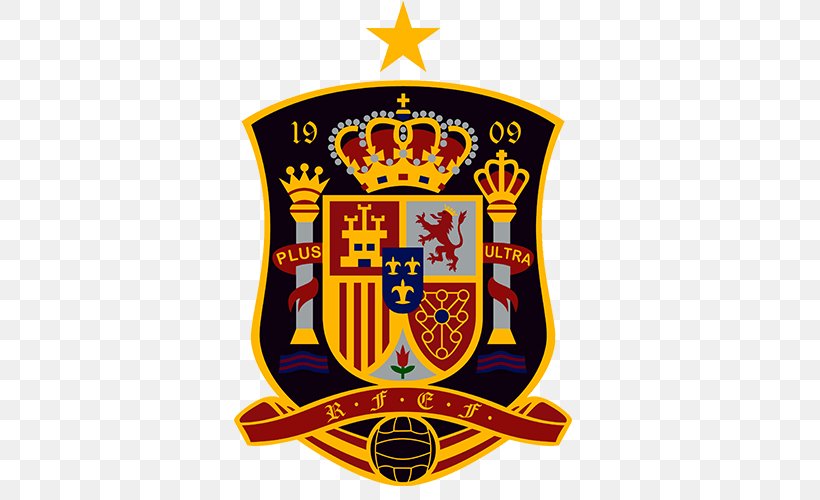 2018 World Cup Spain National Football Team Spain National Under-21 Football Team, PNG, 500x500px, 2018 World Cup, Andres Iniesta, Badge, Brand, Crest Download Free