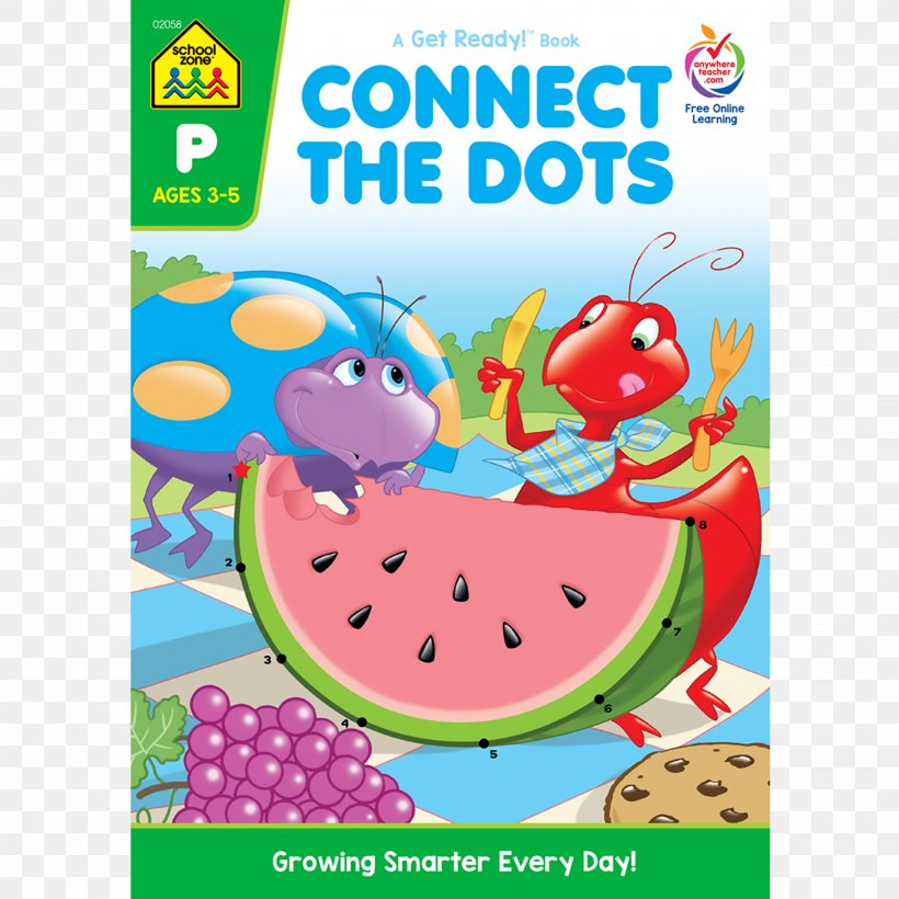 Connect The Dots Big Preschool Workbook My First Dot-To-Dots, PNG, 2048x2048px, Connect The Dots, Activity Book, Area, Big Preschool Workbook, Book Download Free