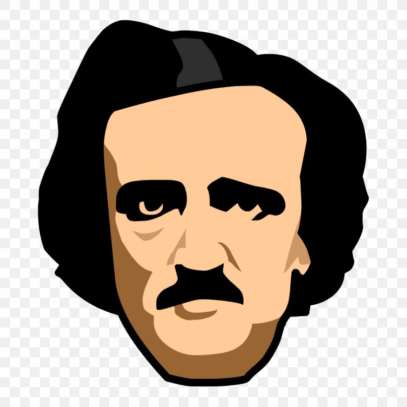Edgar Allan Poe BrainPop Writer I Became Insane, With Long Intervals Of Horrible Sanity. Literature, PNG, 880x880px, Edgar Allan Poe, Art, Brainpop, Cheek, Chin Download Free