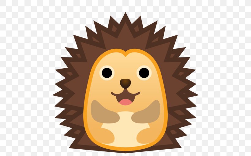 Emoji Hedgehog Android Cleaning Rider's Smokehouse, PNG, 512x512px, Emoji, Android, Carnivoran, Cleaning, Company Download Free