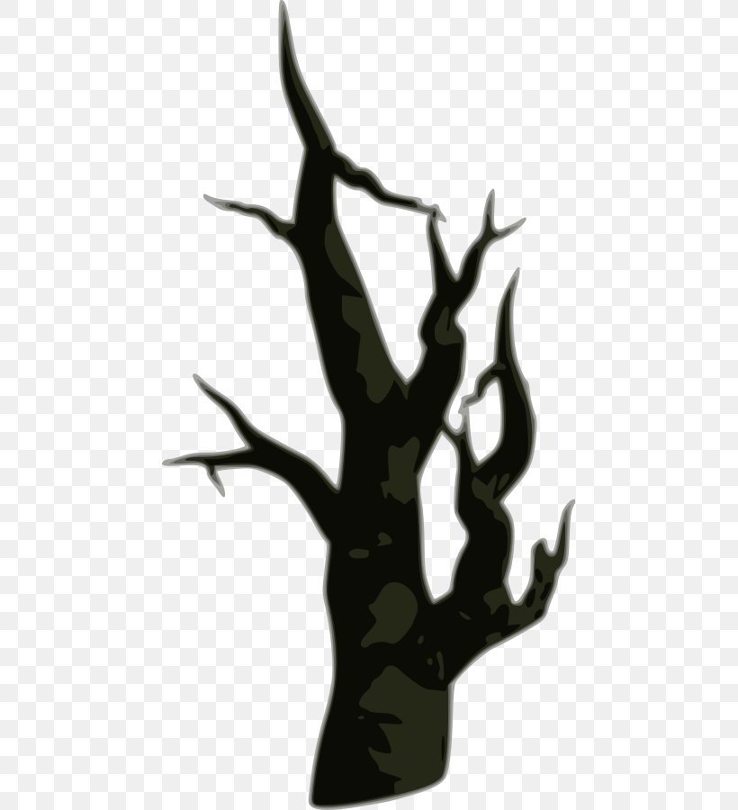 Tree Snag Clip Art, PNG, 459x900px, Tree, Antler, Arm, Art, Black And White Download Free