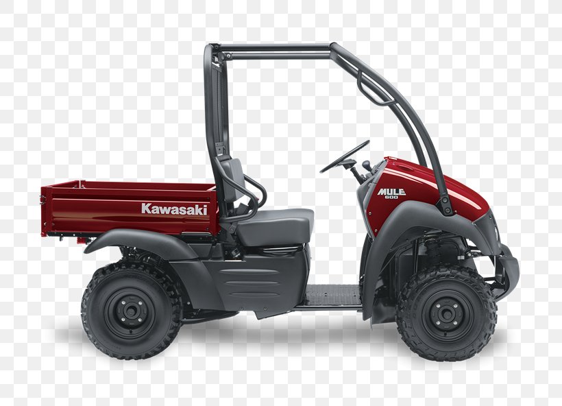 Kawasaki MULE Kawasaki Heavy Industries Motorcycle & Engine Four-wheel Drive Utility Vehicle Side By Side, PNG, 790x592px, Kawasaki Mule, Agricultural Machinery, Allterrain Vehicle, Automotive Exterior, Automotive Tire Download Free