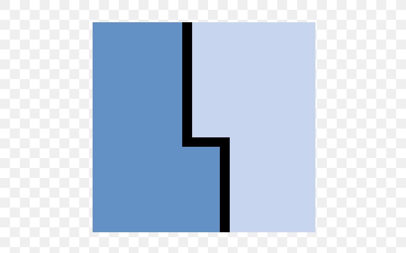 Blue Square Angle Text Brand, PNG, 512x512px, Icon Design, Blue, Brand, Directory, Finder Download Free