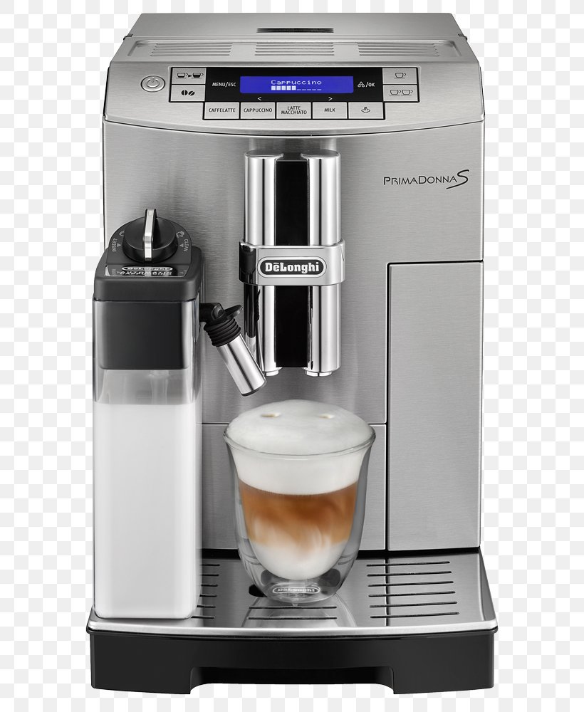 Coffeemaker Espresso Cappuccino Latte Macchiato, PNG, 614x1000px, Coffee, Burr Mill, Cappuccino, Coffeemaker, Drip Coffee Maker Download Free
