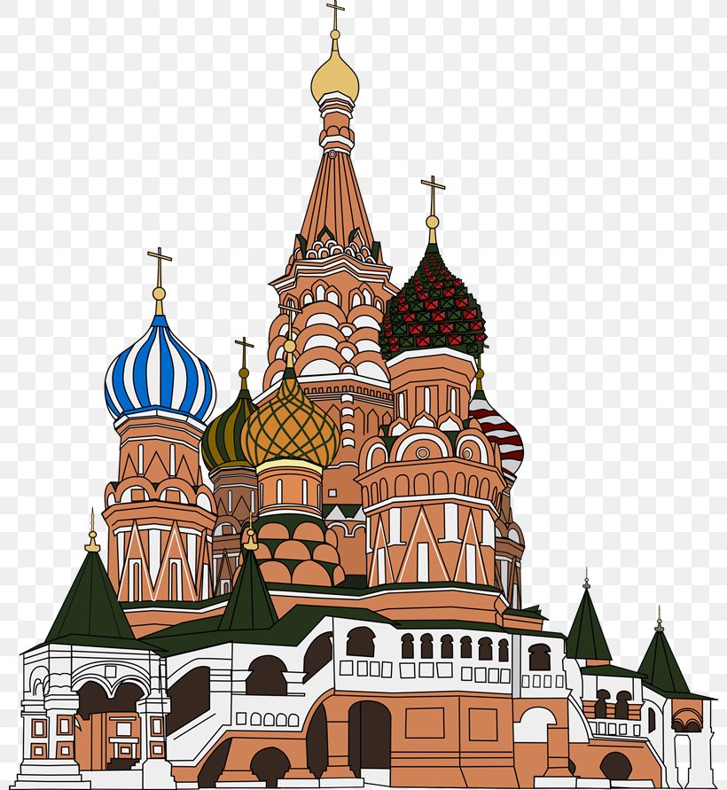 Saint Basil's Cathedral Red Square In Moscow Clip Art, PNG, 800x891px, Cathedral, Building, Byzantine Architecture, Church, Facade Download Free
